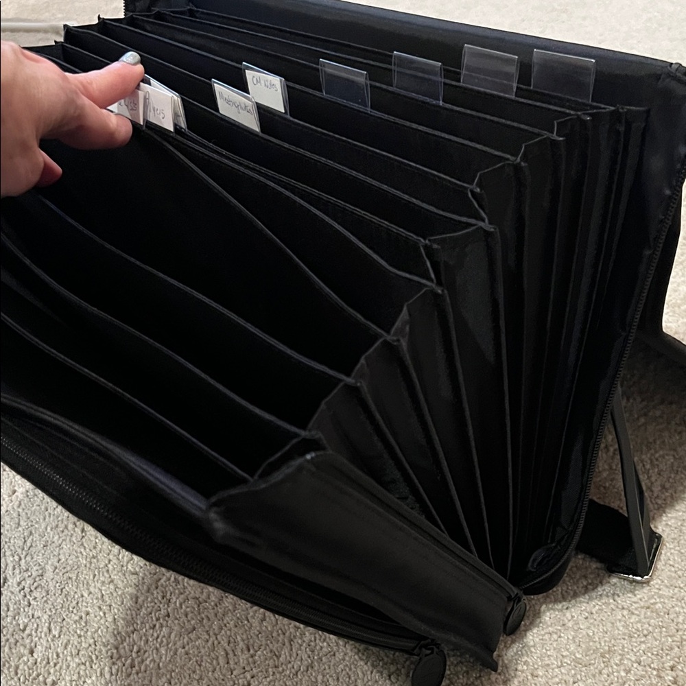 Creative Memories Black Expandable Tote Bag - Picture 4 of 8